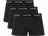 Calvin Klein Boxershorts, 3-er Pack, Logo-Bund, für Herren, schwarz, S