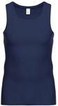 AMMANN Unterhemd Cotton & More, breite Tr&auml;ger, f&uuml;r Herren, blau, 5