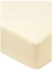 Bella Donna Jersey-Spannbettlaken, gelb, 100X200