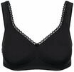 susa Soft-BH, H&auml;kelspitze, nahtlos, f&uuml;r Damen, schwarz, 85B