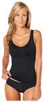 SYLVIA SPEIDEL. Shape-Top "Anita", V-Ausschnitt, f&uuml;r Damen, schwarz, 40/42