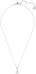 SWAROVSKI Damen Kette mit Anh&auml;nger "Solitaire 5472635", silber