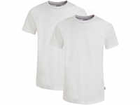 JOCKEY® T-Shirt, 2er-Pack, Rundhalsausschnitt, für Herren, weiß, XL