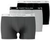 TOM TAILOR Pants, 3er-Pack, Logo-Bund, f&uuml;r Herren, grau|schwarz, 4