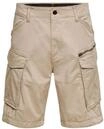G-STAR RAW Cargohose, Bermudal&auml;nge, f&uuml;r Herren, beige, 29