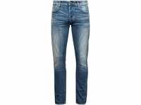 G-STAR RAW 3301 Straight Tapered Jeans, Used-Waschung, für Herren, blau, W32/L34