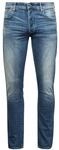 G-STAR RAW 3301 Jeans, Baumwolle-Stretch, Used-Waschung, f&uuml;r Herren, blau, W32/L34