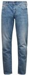 G-STAR RAW 3301 Jeans, Baumwolle-Stretch, Used-Waschung, f&uuml;r Herren, blau, W38/L32