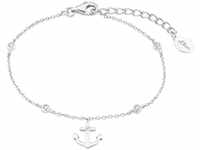 s.Oliver Damen Armband "2017249", 925er Silber, silber, 19