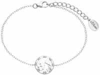 s.Oliver Damen Armband "2025615", 925er Silber, grau, 19