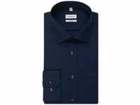 seidensticker Businesshemd, Regular Fit, Langarm, Kent-Kragen, für Herren, blau, 48