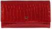 BRAUN B&Uuml;FFEL Geldb&ouml;rse, Leder, Emblem, Krokodil-Pr&auml;gung, f&uuml;r Damen, rot, 99