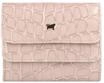 BRAUN B&Uuml;FFEL Geldb&ouml;rse, Leder, Emblem, Kroko-Optik, uni, f&uuml;r Damen, beige