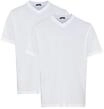 SCHIESSER Essentials T-Shirt, 2er-Pack, V-Ausschnitt, f&uuml;r Herren, wei&szlig;, XL