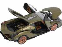 Bburago Spielzeugfahrzeug "Lamborghini Sian FKP 37", grau