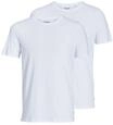 JACK & JONES T-Shirt, 2er-Pack, f&uuml;r Herren, wei&szlig;, S