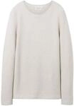 TOM TAILOR Strickpullover, Baumwolle, f&uuml;r Damen, beige, S