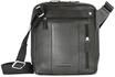 Heyden Schultertasche "Berlin", Leder, uni, f&uuml;r Herren, schwarz