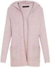 VERO MODA&reg; Cardigan, Eingrifftaschen, Kapuze, f&uuml;r Damen, braun, S