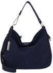 SURI FREY Schultertasche, Kunstleder, Anh&auml;nger, uni, f&uuml;r Damen, blau, 99