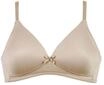 NATURANA Schalen-BH, Uni, schmale Tr&auml;ger, Schleife, f&uuml;r Damen, beige, 80A