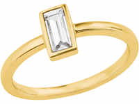 s.Oliver Damen Ring "2029431", 925er Silber, gold, 56