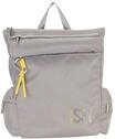 SURI FREY Rucksack, Strukturen-Optik, Anh&auml;nger, f&uuml;r Damen, grau