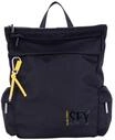 SURI FREY Rucksack, Strukturen-Optik, Anh&auml;nger, f&uuml;r Damen, schwarz