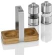 AdHoc&reg; Pfeffer-/Salzm&uuml;hlen-Set, 3-teilig, silber, 99
