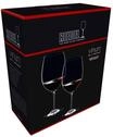 RIEDEL Rotweinglas "Vinum", Kristallglas, 2er-Set, transparent