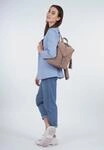 SURI FREY Rucksack, Emblem, Kunstleder, f&uuml;r Damen, beige, 99