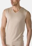 mey Unterhemd, &Auml;rmellos, uni, f&uuml;r Herren, beige, 6