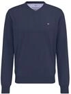 FYNCH-HATTON&reg; Pullover, V-Ausschnitt, Logo-Stickerei, f&uuml;r Herren, blau, L