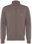 FYNCH-HATTON&reg; Strickjacke, Stehkragen, uni, f&uuml;r Herren, braun, XXL