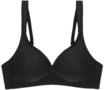 TRIUMPH Modern Soft + Cotton B&uuml;gellos-BH, f&uuml;r Damen, schwarz, 105B
