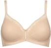 Triumph B&uuml;gelloser BH Cotton Beauty, Spitze, f&uuml;r Damen, beige, 100D