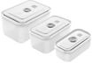 ZWILLING Vakuum-Box-Set, 3-teilig, wei&szlig;|transparent