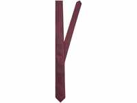 seidensticker Krawatte, Seide, uni, 5 cm, für Herren, rot, OneSize