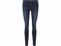 DENIM TOM TAILOR Jona Jeans, Extra Skinny-Fit, 5-Pocket-Style, für Damen, blau,