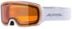ALPINA Skibrille "Nakiska", Fogstop, Panoramascheibe, wei&szlig;, OneSize