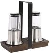 GEFU&reg; Salz- und Pfefferm&uuml;hlen-Set "X-Plosion", inkl. Menage, braun|silber