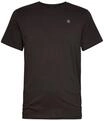 G-STAR RAW T-Shirt, Baumwolle, meliert, Rundhalsausschnitt, f&uuml;r Herren, schwarz, S