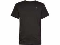G-STAR RAW T-Shirt, Baumwolle, meliert, Rundhalsausschnitt, für Herren, schwarz, S