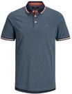 ORIGINALS by JACK & JONES Poloshirt, Kurzarm, Stickerei, f&uuml;r Herren, grau, L