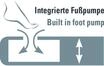 HIGH PEAK&reg; Luftbett "Cross Beam", Quertr&auml;ger, Single, extra lang, grau, 99