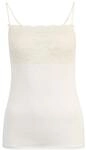 CALIDA Top, Spitze, Schleifen, uni, f&uuml;r Damen, wei&szlig;, S