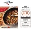 KÜCHENPROFI Bratentopf "Provence", oval, mikrowellenfest, robust, &Oslash; 33 cm, schwarz