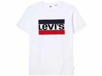 Levi's® T-Shirt, Rundhals, Logo-Print, für Herren, weiß, L