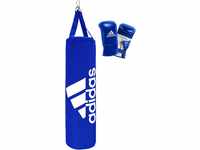 adidas Blue Corner Boxing Set, Boxsack, Boxhandschuhe, blau, 18