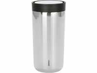 stelton Thermobecher "To-Go Click", 400 ml, silber